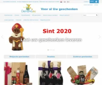 Demand.be(On-line geschenken bestellen geschenkmanden en Belgische geschenken) Screenshot