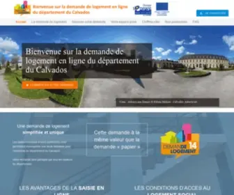 Demandelogement14.fr(Demande logement calvados) Screenshot
