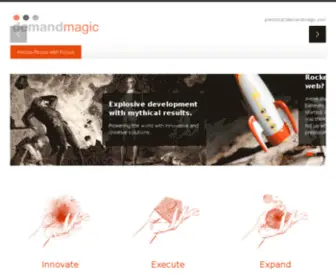 Demandmagic.com(This is a default index page for a new domain) Screenshot