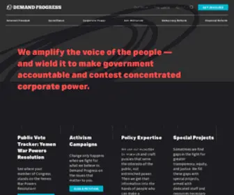 Demandprogress.org(Demand Progress) Screenshot