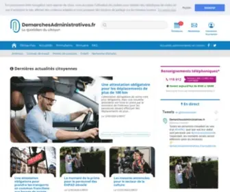 Demarchesadministratives.fr(Le quotidien du citoyen) Screenshot