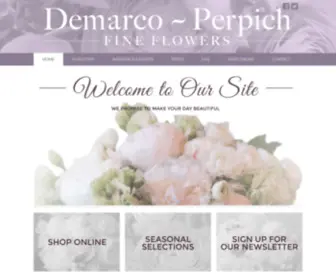 Demarco-Perpich.com(Toronto florist) Screenshot