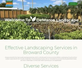 Demarcolandscape.com(DeMarco Landscape Group) Screenshot