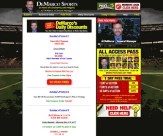 Demarcosports.com(DeMarco Sports) Screenshot