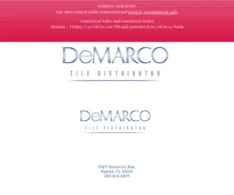 Demarcotile.com(DeMarco Tile Distributor) Screenshot