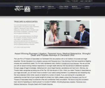 Demarcotriscaro.com(Triscaro & Associates) Screenshot