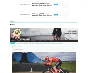 Demarrajeweb.com(Noticias de ciclismo) Screenshot