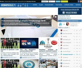 Demarseille.pl(Olympique Marsylia) Screenshot