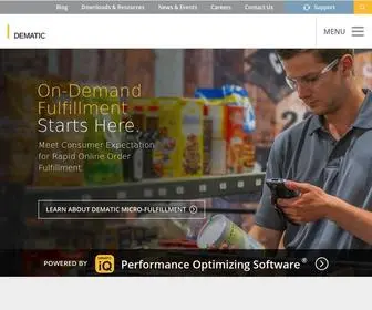 Dematic.com(Intralogistics, Supply Chain Automation & Warehouse Management Solutions) Screenshot