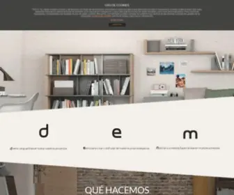 Dembarcelona.com(Fabricante de Muebles Barcelona) Screenshot