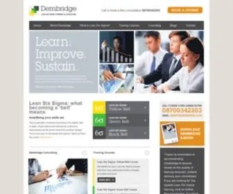 Dembridge.co.uk(Lean Six Sigma Training Consultancy) Screenshot