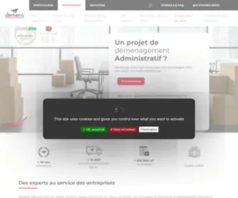 Demeco-Transfert.com(Demeco transfert : Demenagement Professionnel) Screenshot