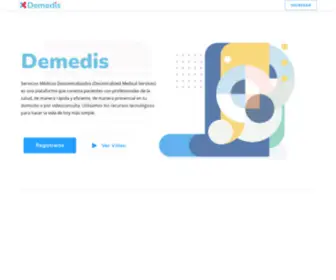 Demedis.io(Demedis es un ecosistema de alud (Servicios médicos descentralizados)) Screenshot