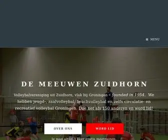 Demeeuwen.net(Volleybalvereniging De Meeuwen Zuidhorn) Screenshot