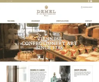 Demel.at(Willkommen beim DEMEL) Screenshot