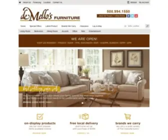 Demellos.com(DeMello's Furniture) Screenshot