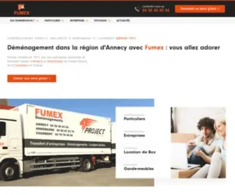 Demenagement-Fumex.com(Demenagement Annecy) Screenshot