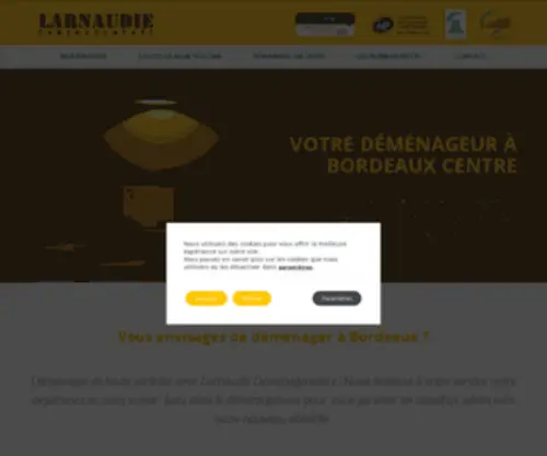 Demenagement-Larnaudie.com(Déménagement) Screenshot