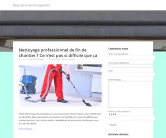 Demenagement-LE-Blog.com(Blog sur le déménagement) Screenshot