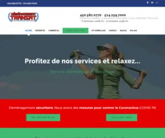 Demenagement-Montreal.co(Déménagement Transat) Screenshot