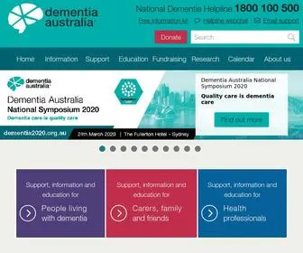 Dementia.org.au(Dementia Australia) Screenshot