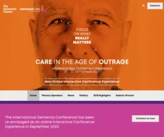 Dementiaconference.com(Care in the Age of Outrage) Screenshot