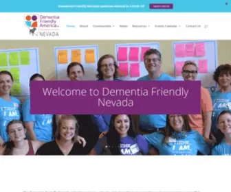 Dementiafriendlynevada.org(Dementia Friendly Nevada) Screenshot