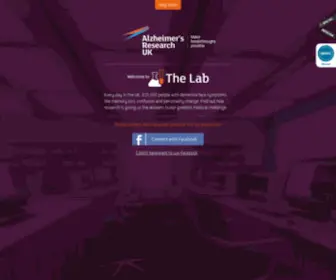 Dementialab.org(Alzheimer's Research UK) Screenshot