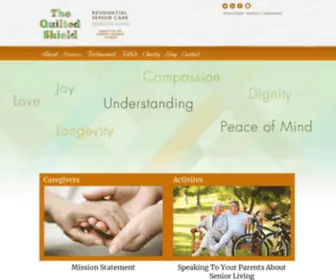 Dementialivingcommunity.com(The Quilted Shield) Screenshot