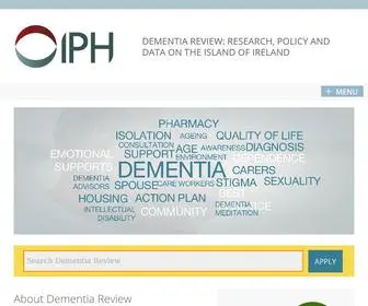 Dementiaresearch.ie(Dementia Review) Screenshot