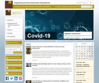 Dementie.be(Expertisecentrum Dementie Vlaanderen) Screenshot