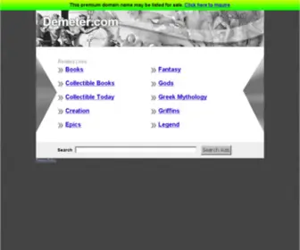 Demeter.com(The Best Search Links on the Net) Screenshot