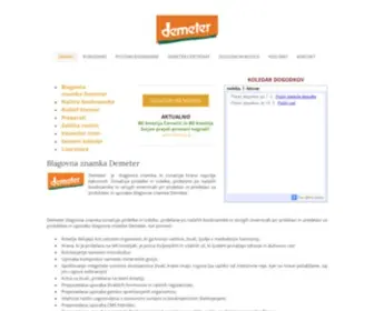 Demeter.si(DOMOV) Screenshot