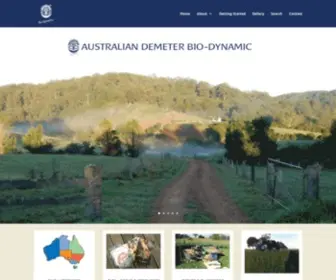 Demeterbiodynamic.com.au(Demeter Bio) Screenshot