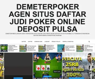 Demeterpoker.com Screenshot
