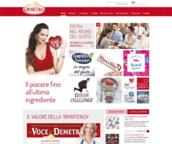 Demetrafood.it(Demetra Srl) Screenshot