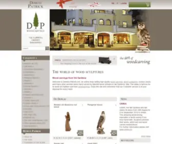 Demetz-Patrick.com(Woodcarving, nativity and chess set in wood) Screenshot