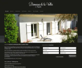 Demeures-ET-Proprietes.fr(DEMEURES & propriétés DE LA VALLEE) Screenshot