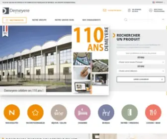 Demeyeregroup.com(Retrouvez l'ensemble des meubles design et tendance du fabricant français Demeyere) Screenshot