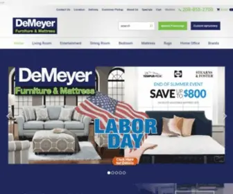 Demeyerfurniture.com(Furniture Store Meridian) Screenshot