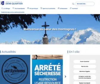 Demi-Quartier.fr(Site officiel de la commune Demi) Screenshot