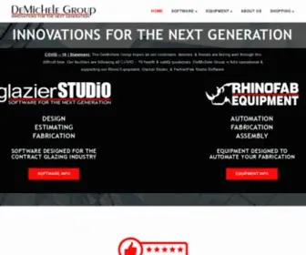 Demichelegroup.com(Innovations for the Next Generation) Screenshot