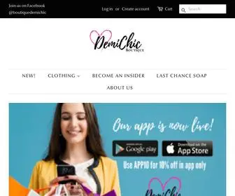 Demichic.com(DemiChic Boutique) Screenshot