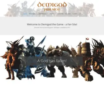 Demigodthegame.com(DEMIGOD the game) Screenshot