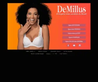 Demillus.com.br(A lingerie que veste muito melhor) Screenshot