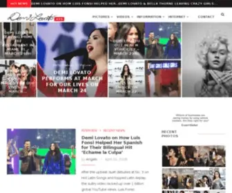 Demilovato.org(Demi Lovato Web) Screenshot