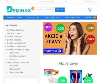 Deminas.sk(Jedinečné darčeky) Screenshot