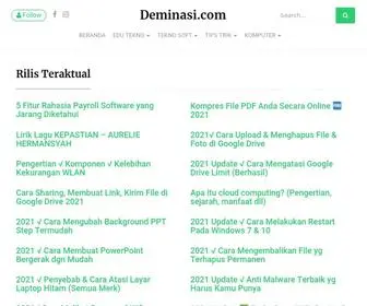 Deminasi.com(Demi Nasi Tak Harus Mendominasi) Screenshot