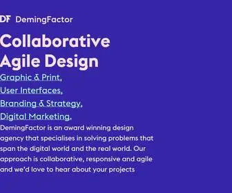 Demingfactor.com(DemingFactor Media Design) Screenshot