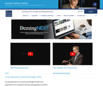 Deming.org(The W) Screenshot